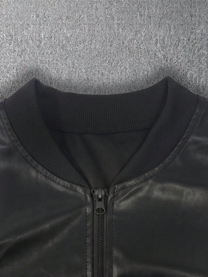 Manfinity Roghcode Men's Autumn Fashion Versatile Jacket