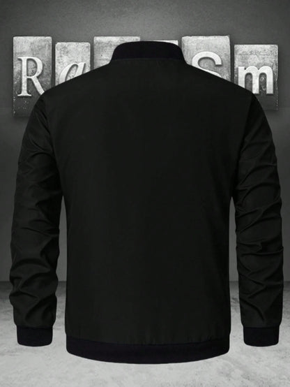 Manfinity Roghcode Men's Autumn Fashion Versatile Jacket