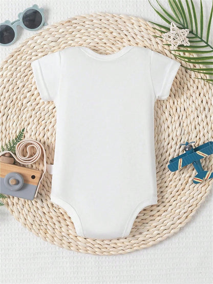 MANY FISH AND PENTAGRAMS Print Funny Baby Romper Casual Comfortable Short Sleeve Newborn Clothes Cotton Fashion Triangle Jumpsuit