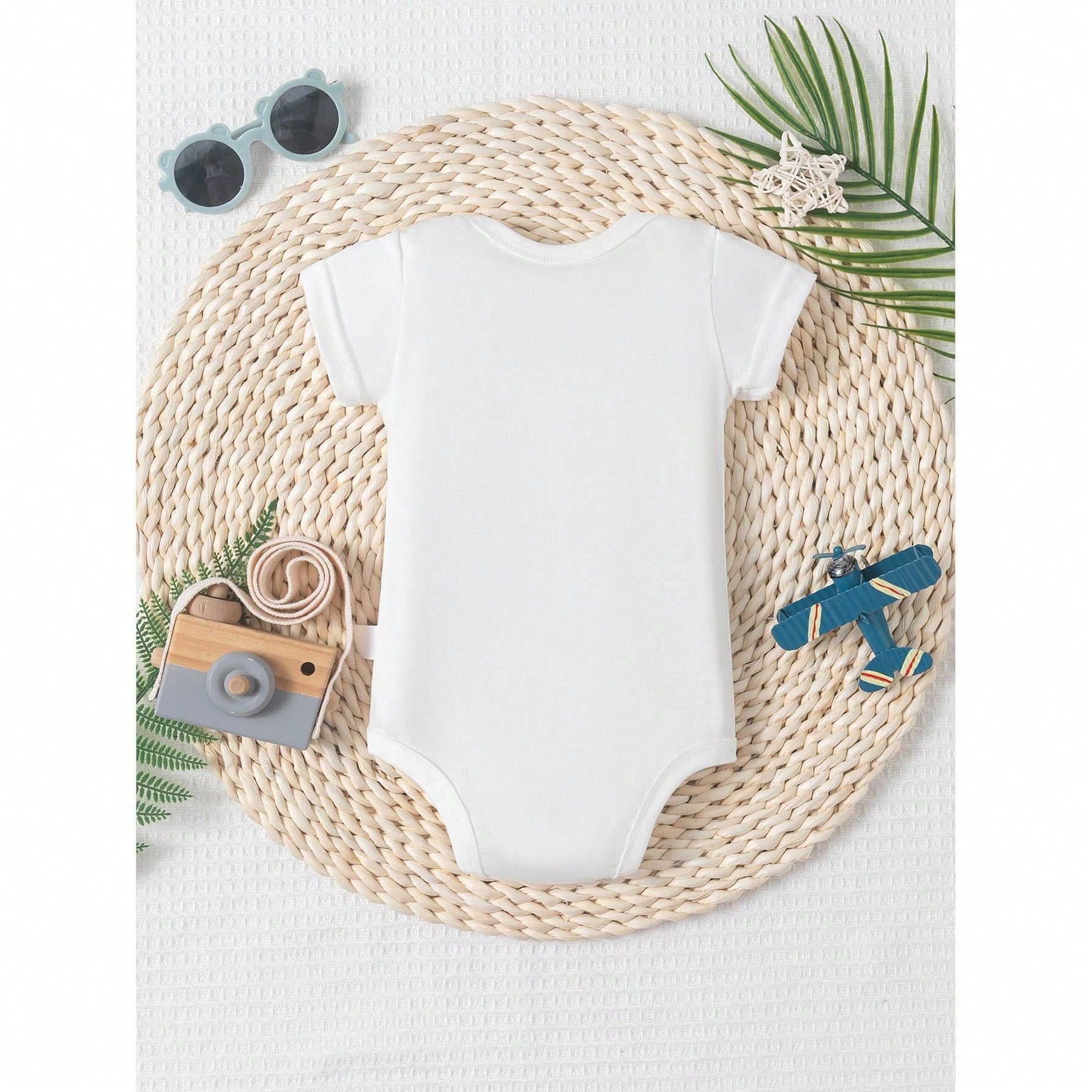 MANY FISH AND PENTAGRAMS Print Funny Baby Romper Casual Comfortable Short Sleeve Newborn Clothes Cotton Fashion Triangle Jumpsuit