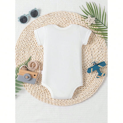 MANY FISH AND PENTAGRAMS Print Funny Baby Romper Casual Comfortable Short Sleeve Newborn Clothes Cotton Fashion Triangle Jumpsuit