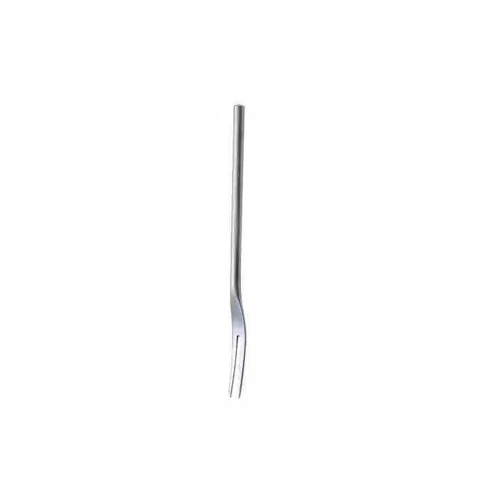 Matte Silver Cocktail Fork