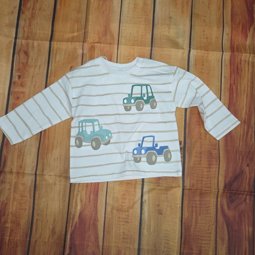 MAYORAL L/S T-SHIRT STRIPES AND PRINT 2011