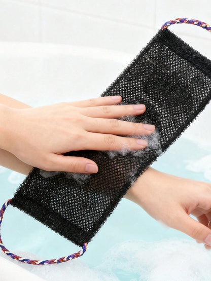 Mesh Exfoliating Back Scrubbing Towel Set, Bath Towel Mesh, Soap Bag, Double-Sided Design, Gentle/Rough Exfoliation, Effective Body Scrub, Back Scrubbing Towel, Shower Use, Premium Mesh Material, Conv