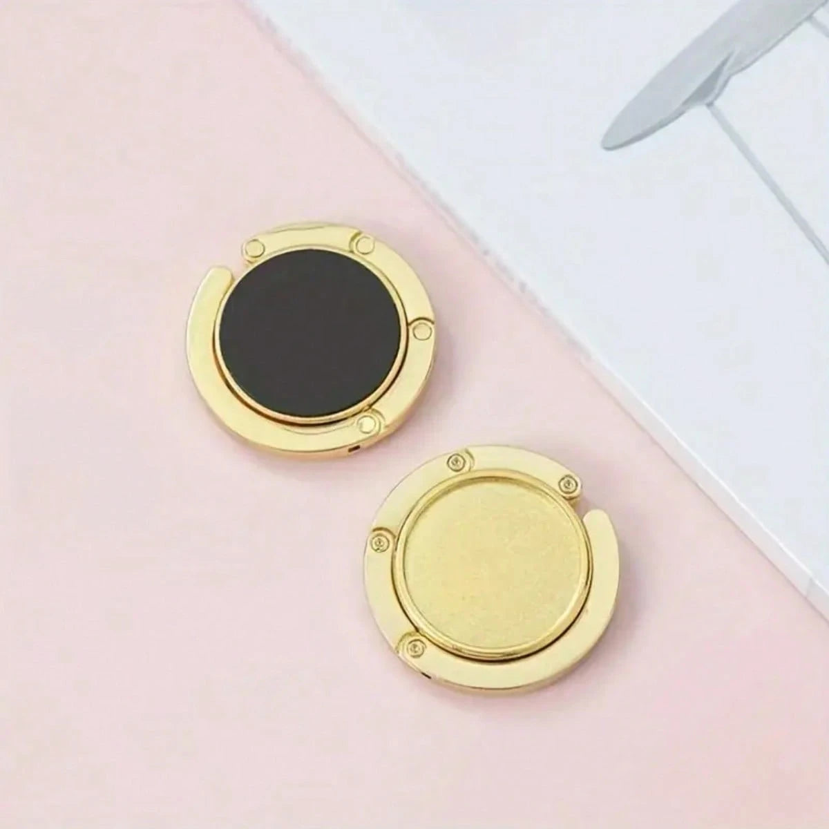 Metal Round Bag Hook, Portable Handbag Holder Bag Accessories Gift, Gift, Accessories, Decor For Teen Girls Women College Students,Rookies & White-Collar Workers School Supplies Teacher Gifts Back To