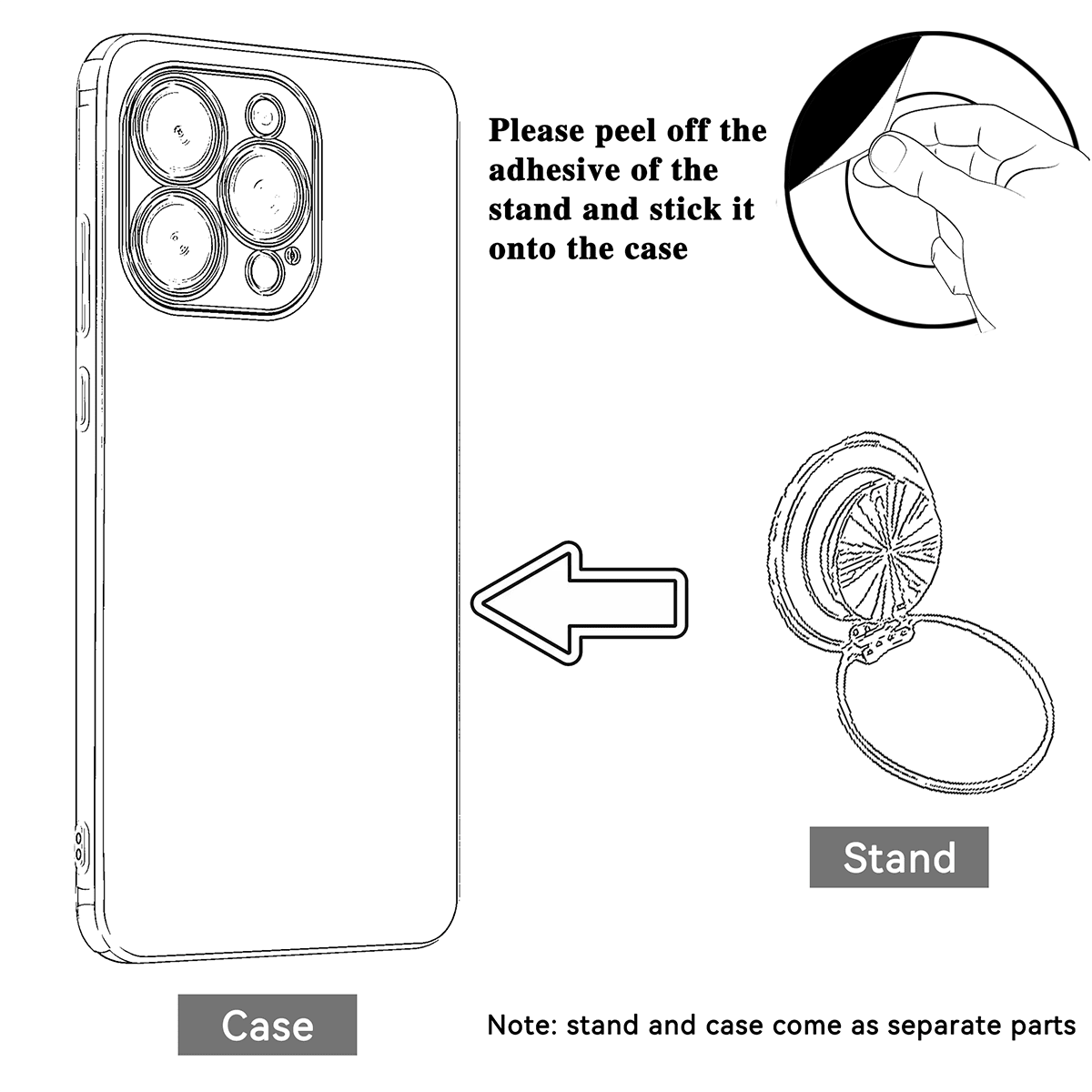 MewTrek Luxury Electroplated Transparent Pink Phone Case, Creative Swan Holder, Sparkling Rhinestones, Shockproof, Summer New Fashion Silicone Soft Shell, Compatible With Iphone 16/16E/15/14/13/12/11