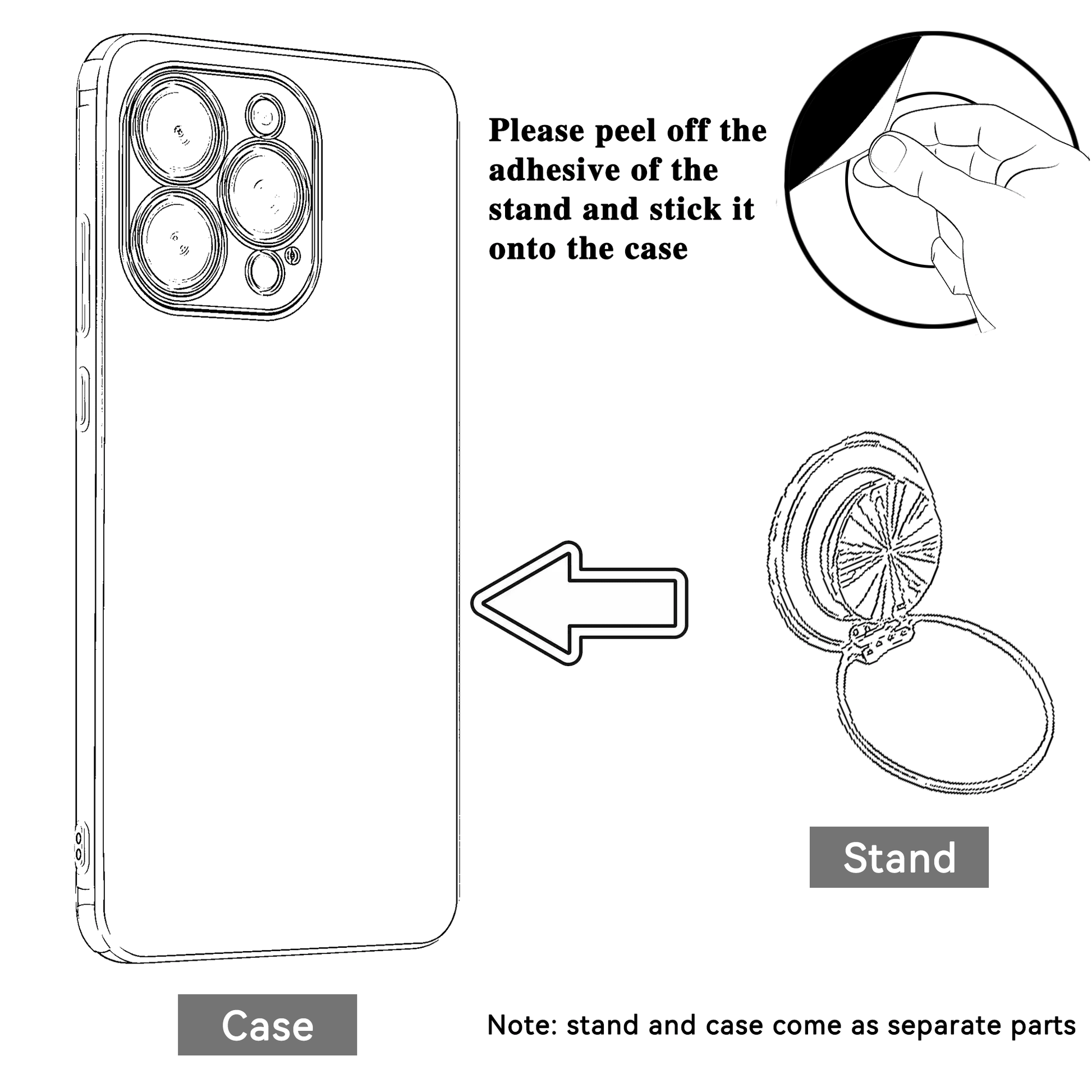 MewTrek Luxury Electroplated Transparent Purple Phone Case With Magnetic Ring Holder, Shockproof And Anti-Drop, Made Of Soft Silicone Material, Compatible With Iphone, Galaxy And/Honor/ Phones