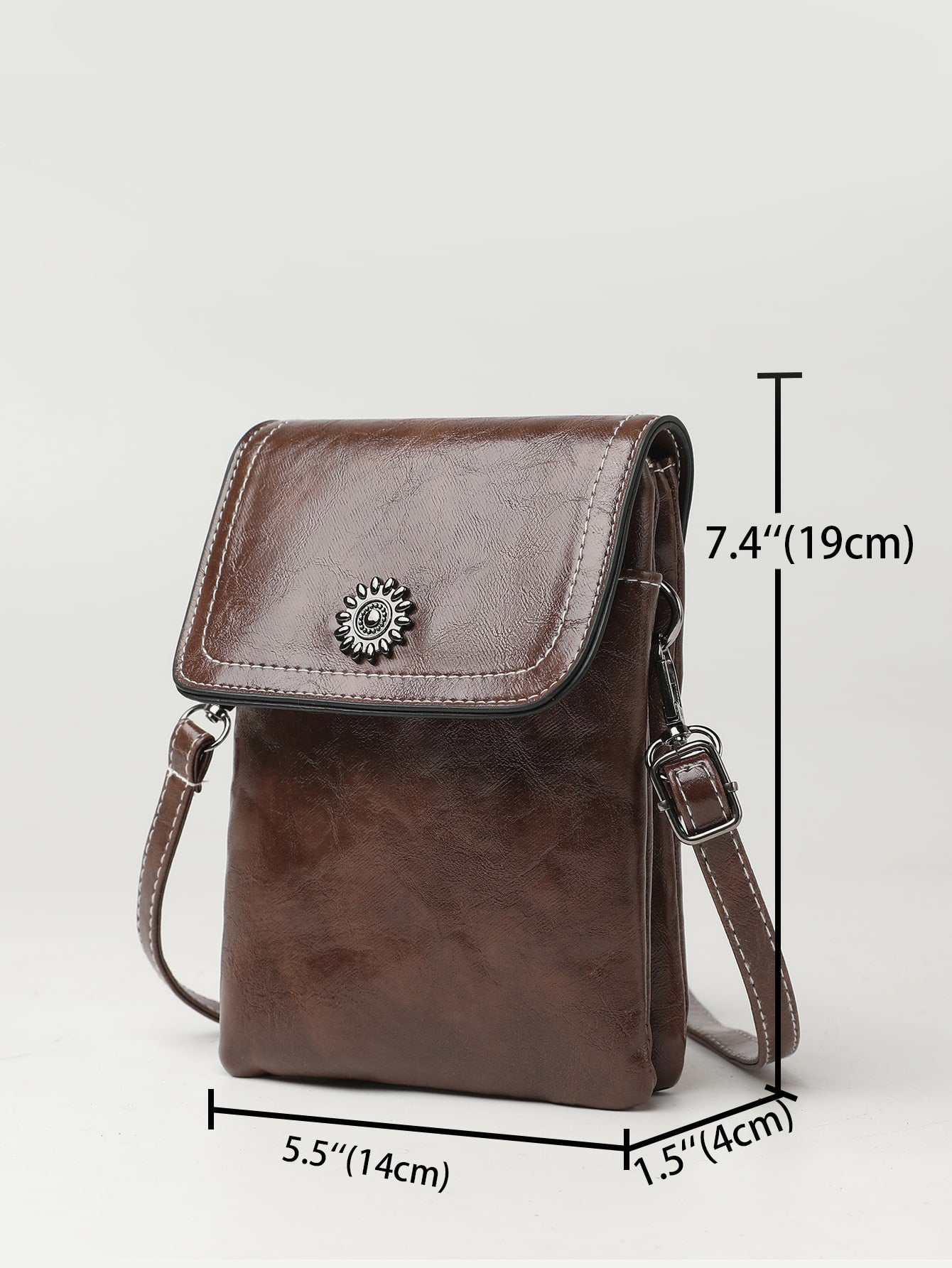 Mini Metal Decor Flap Square Bag Lightweight Fashion White-Collar Workers College Work Business Commute Office For Anniversary For Birthday Gift On Valentine Day Phone Phone Pouch Bag Pouch Phone Pou