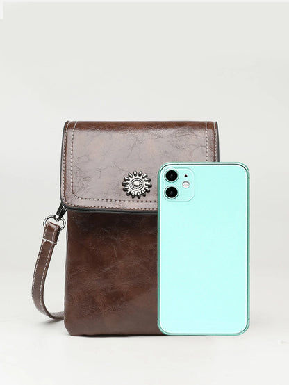 Mini Metal Decor Flap Square Bag Lightweight Fashion White-Collar Workers College Work Business Commute Office For Anniversary For Birthday Gift On Valentine Day Phone Phone Pouch Bag Pouch Phone Pou