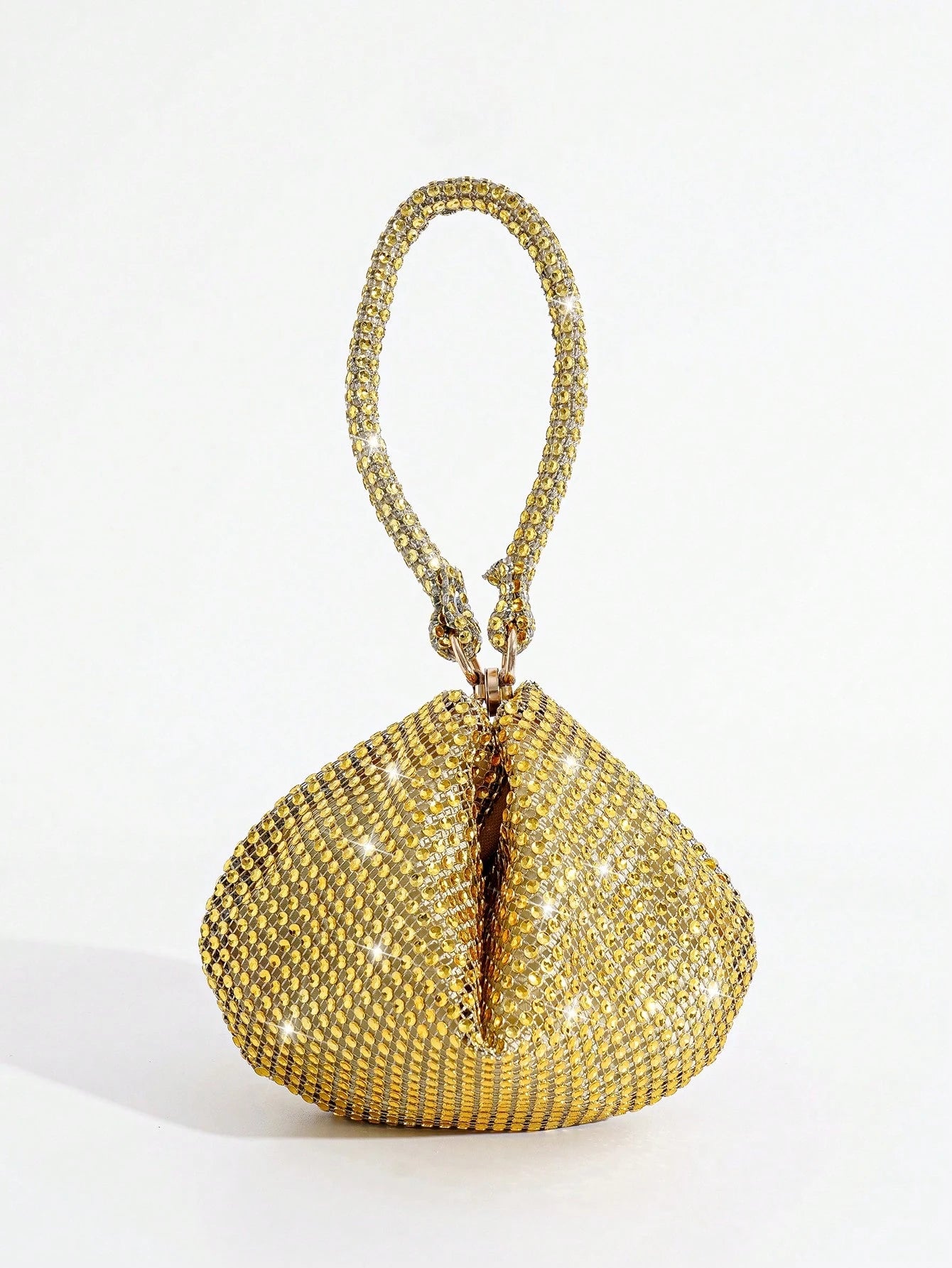Mini Rhinestone Decor Asymmetric Magnetic Closure Evening Clutch Handbag Lipstick Coin Purse Birthday Party Gathering Gift Dress Bag Evening Bag