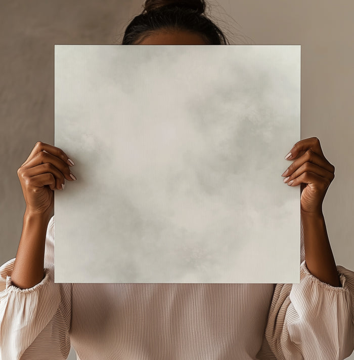 Minimalist clean Cloud White