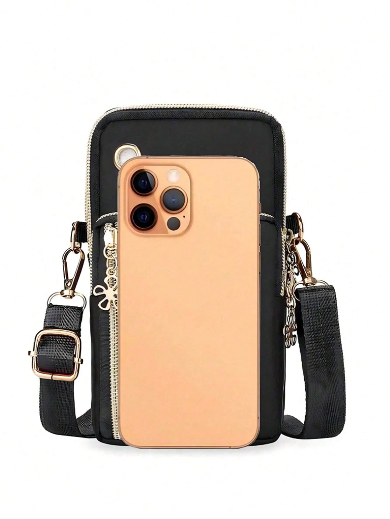 Minimalist Letter Design Mini Crossbody Bag With Phone Pocket And Wallet, Suitable For Casual Daily Use, Water-Resistant Crossbody/Shoulder/Side Bag/Square Bag, Essential Item For Vacation, College St