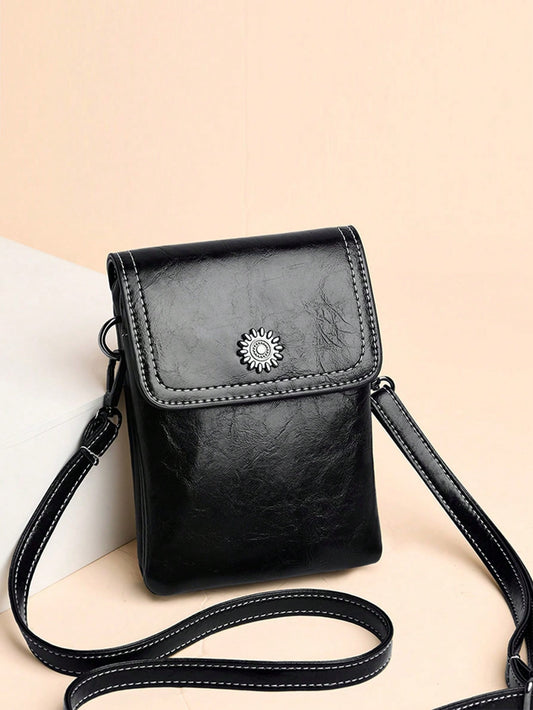 Minimalist Solid Color Flap Crossbody Bag Phone Phone Pouch Bag Pouch Phone For Women Wallet Purse Wallet