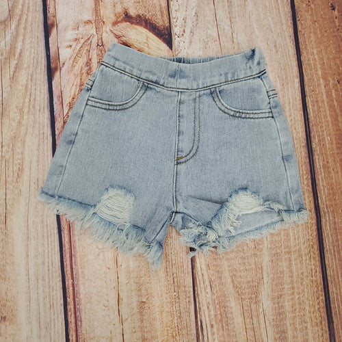 ML Kids Distressed Denim Shorts