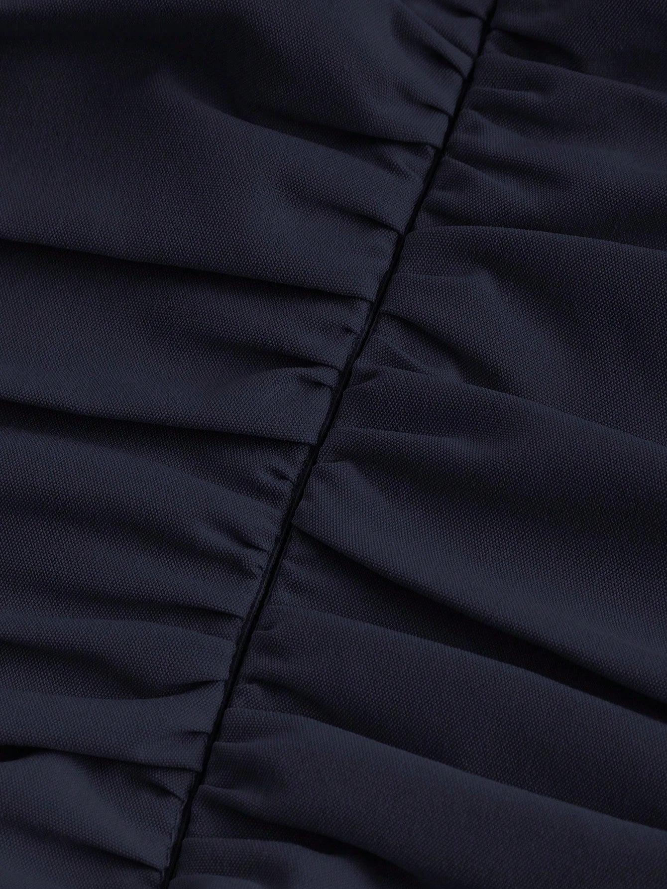 MOD Navy Date Night Side Cross Tie Solid Pleated Long Dress,Brunch,Birthday,Back To School,Work,Summer Dresses For Women,Tea Party Dress