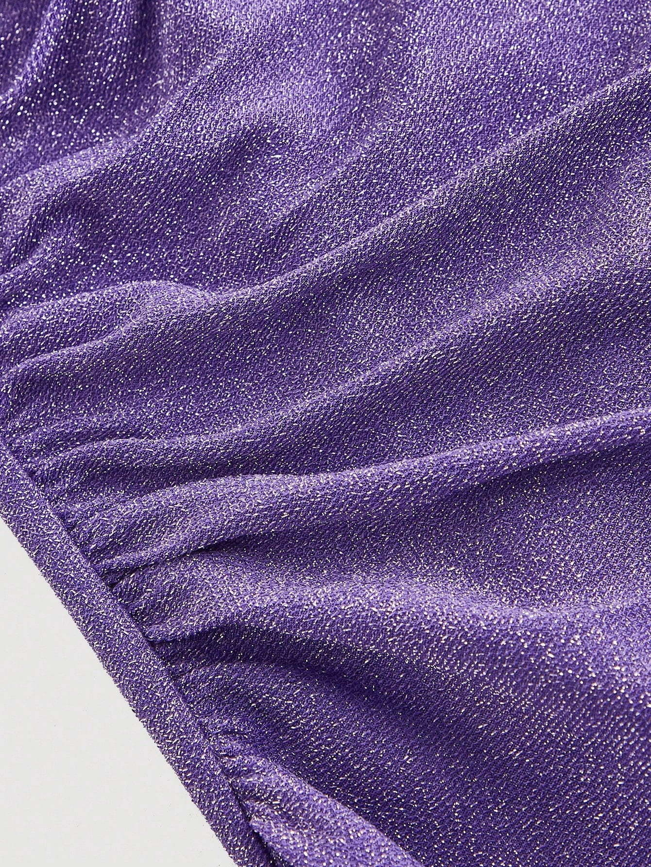 MOD Women's Solid Color Elegant Ruched Hem Side Split Bodycon Purple Dress,Lavender Dress