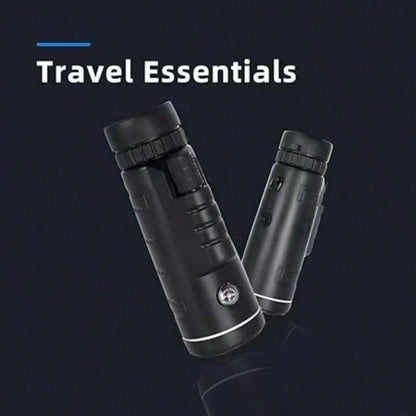 Monocular Telescope With Smartphone Adapter And Telescope Cases, Telescope For Adults High Powered, Monocular For Adults, Compact Low Light Vision For Wildlife, Hunting, Camping,Adventures