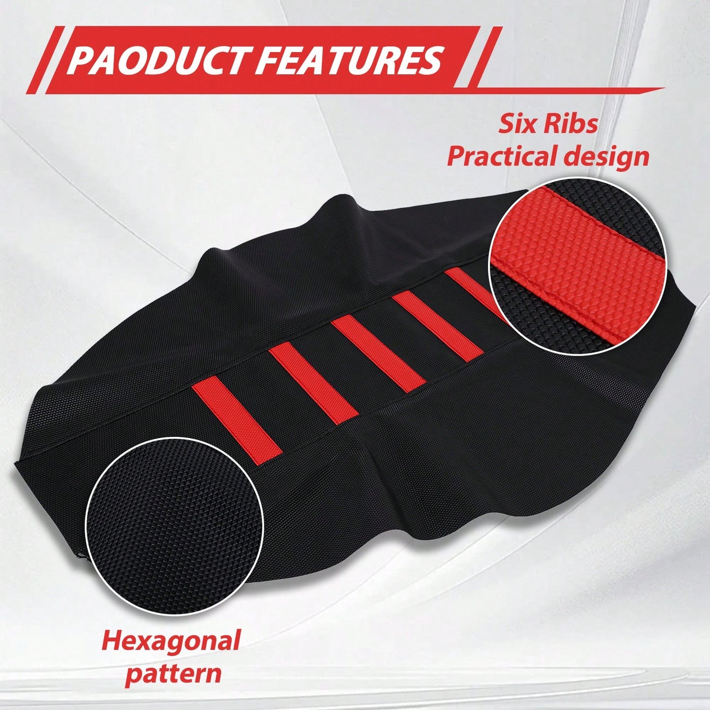 Motorcycle Seat Anti-Slip Soft Rubber Universal Cover, Suitable For Suzuki, Kawasaki, Etc. 50cc-250cc Dirt Bikes, ATVs, Off-Road Motorcycles, Off-Road Bicycles, Mountain Bikes And Other Outdoor Sports