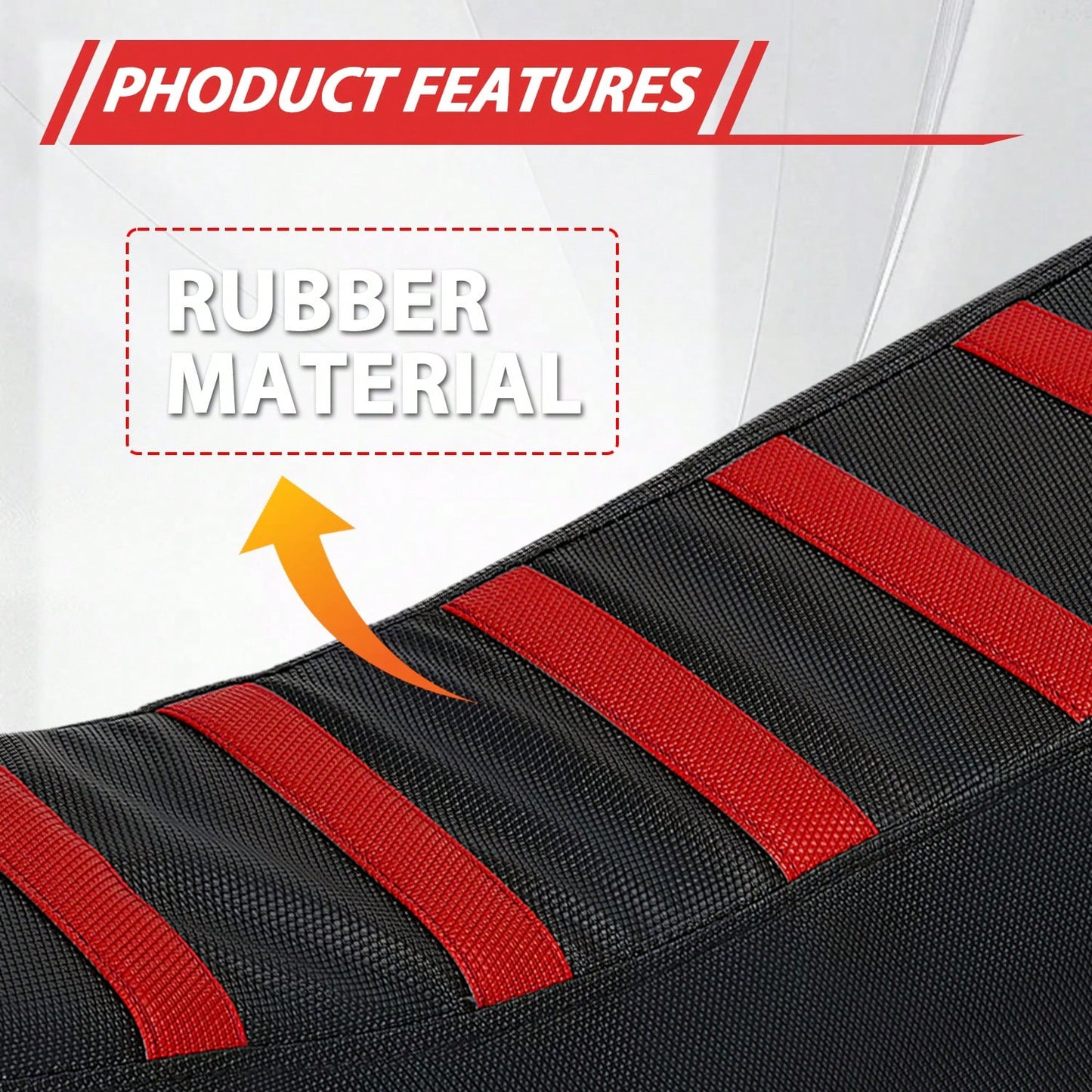 Motorcycle Seat Anti-Slip Soft Rubber Universal Cover, Suitable For Suzuki, Kawasaki, Etc. 50cc-250cc Dirt Bikes, ATVs, Off-Road Motorcycles, Off-Road Bicycles, Mountain Bikes And Other Outdoor Sports