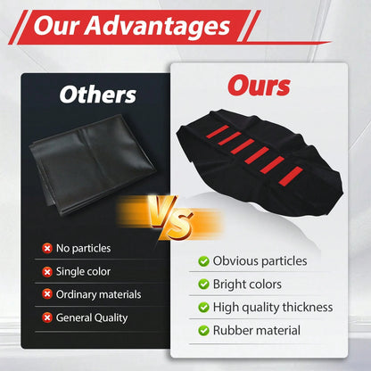 Motorcycle Seat Anti-Slip Soft Rubber Universal Cover, Suitable For Suzuki, Kawasaki, Etc. 50cc-250cc Dirt Bikes, ATVs, Off-Road Motorcycles, Off-Road Bicycles, Mountain Bikes And Other Outdoor Sports