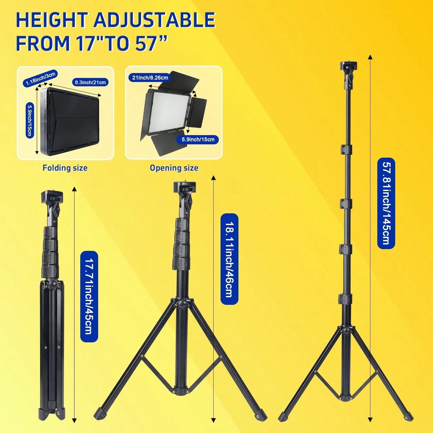 Multi Functional 10 Inch LED Fill Light Portable Photography Live Light 145cm Adjustable Bracket With Three Color Modes (Color Temperature, Cool White, Warm Light) Adjustable With Windshield Partition