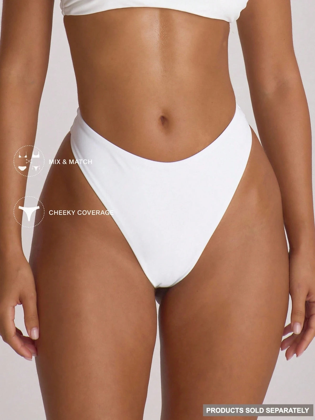 Musera Resort High Fit Coverage Cheeky Bikini Bottoms Swim Vacation Holiday Summer Travel Beachwear Basics Hen Do Wedding Bridal Bachelorette Resort Core