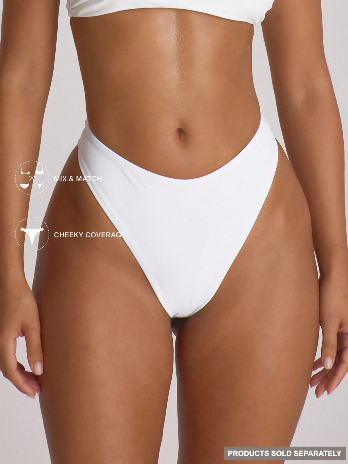 Musera Resort High Fit Coverage Cheeky Bikini Bottoms Swim Vacation Holiday Summer Travel Beachwear Basics Hen Do Wedding Bridal Bachelorette Resort Core