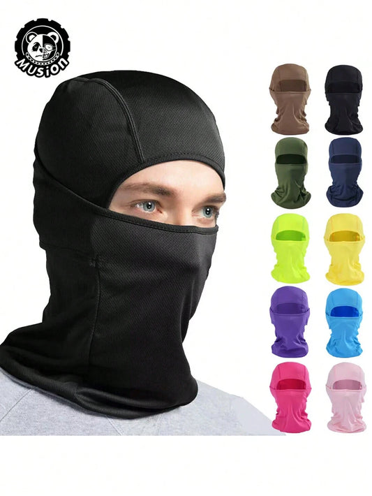 Musion 1/3PCS Motorcycle Full Face Masks Windproof Head Cover Breathable Balaclava Face Cover