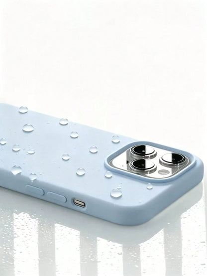 New Luxury Shockproof Soft Beige Skin-Friendly Phone Case, Compatible With IPhone 17 16 15 Pro 14 Plus 13 12 11 17 Pro Max Air XR XS Max X/XS 7/8 Plus 7/8, Anti-Drop Smooth Protective Cover, Durable D