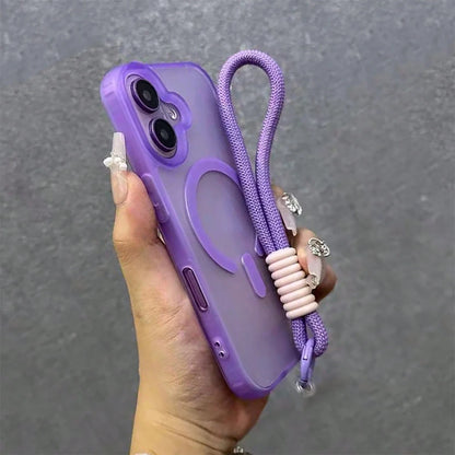 New Model Suitable Compatible With Apple 16Promax Mobile Phone Case Dopamine Matte Skin Feel Suitable For Iphone16 Mobile Case Magnetic Suction High-End Feel 15Pro Niche 14 Internet Celebrity 13 Super