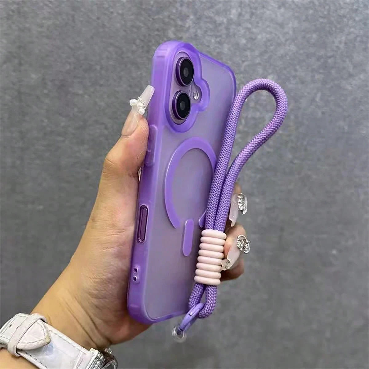 New Model Suitable Compatible With Apple 16Promax Mobile Phone Case Dopamine Matte Skin Feel Suitable For Iphone16 Mobile Case Magnetic Suction High-End Feel 15Pro Niche 14 Internet Celebrity 13 Super