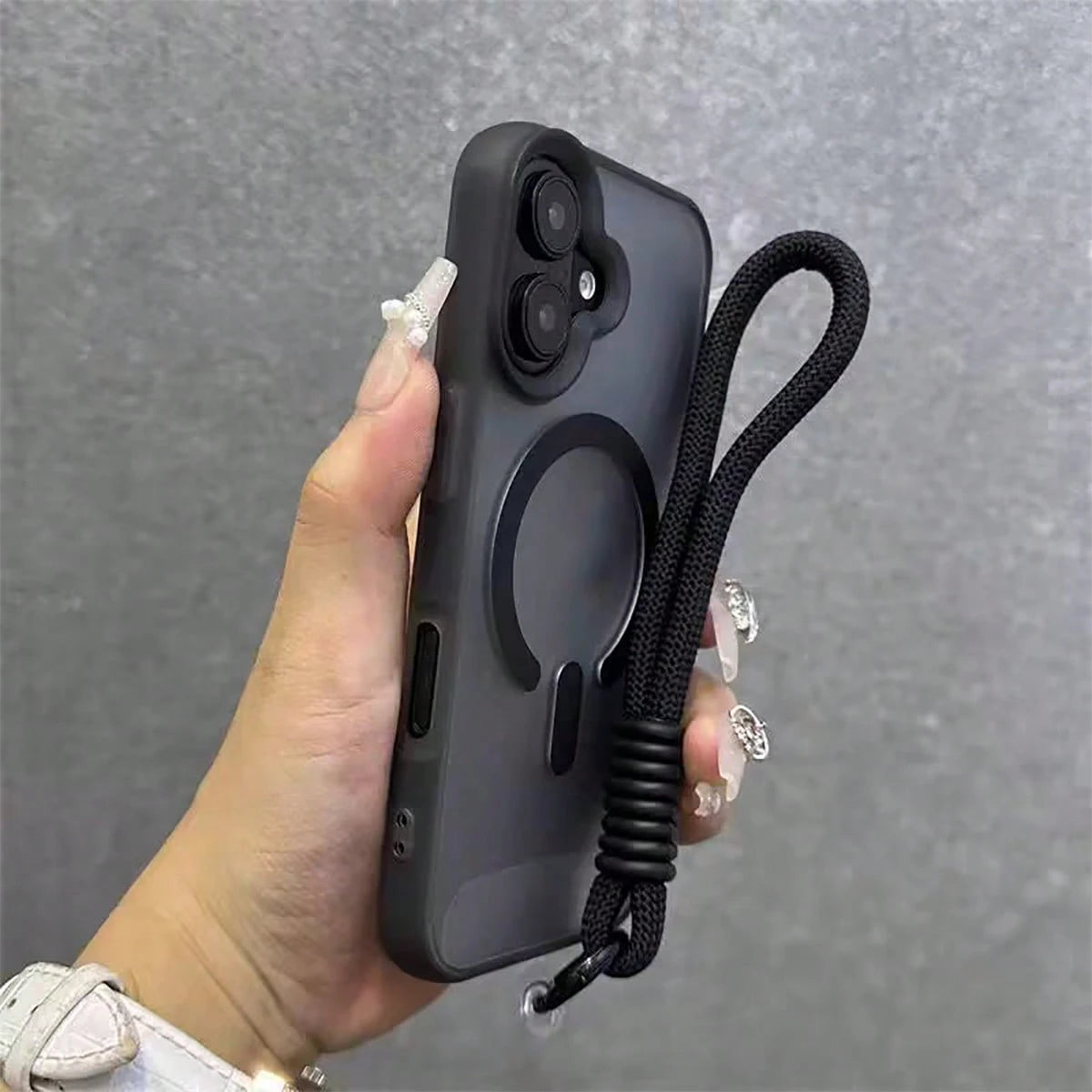 New Model Suitable Compatible With Apple 16Promax Mobile Phone Case Dopamine Matte Skin Feel Suitable For Iphone16 Mobile Case Magnetic Suction High-End Feel 15Pro Niche 14 Internet Celebrity 13 Super