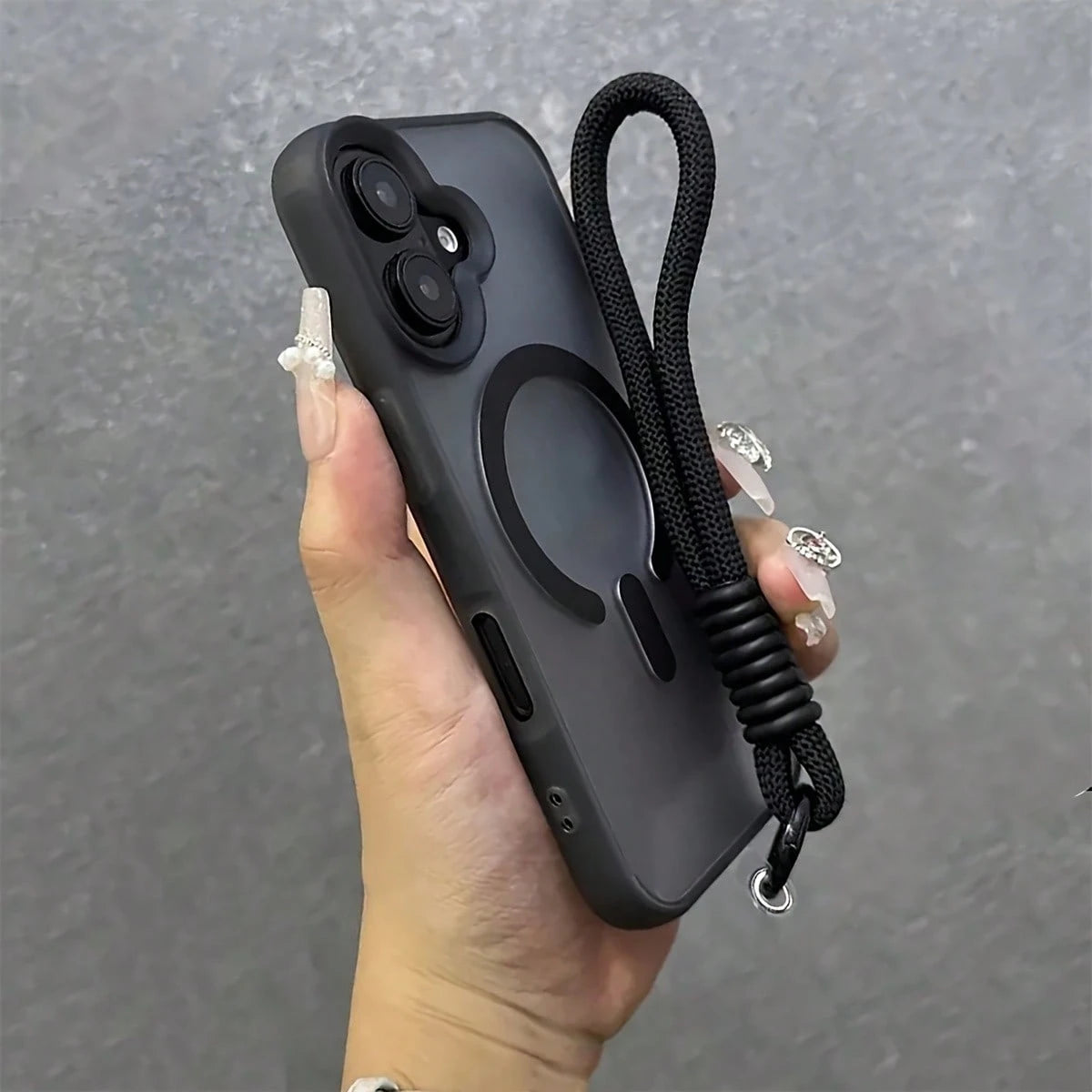 New Model Suitable Compatible With Apple 16Promax Mobile Phone Case Dopamine Matte Skin Feel Suitable For Iphone16 Mobile Case Magnetic Suction High-End Feel 15Pro Niche 14 Internet Celebrity 13 Super
