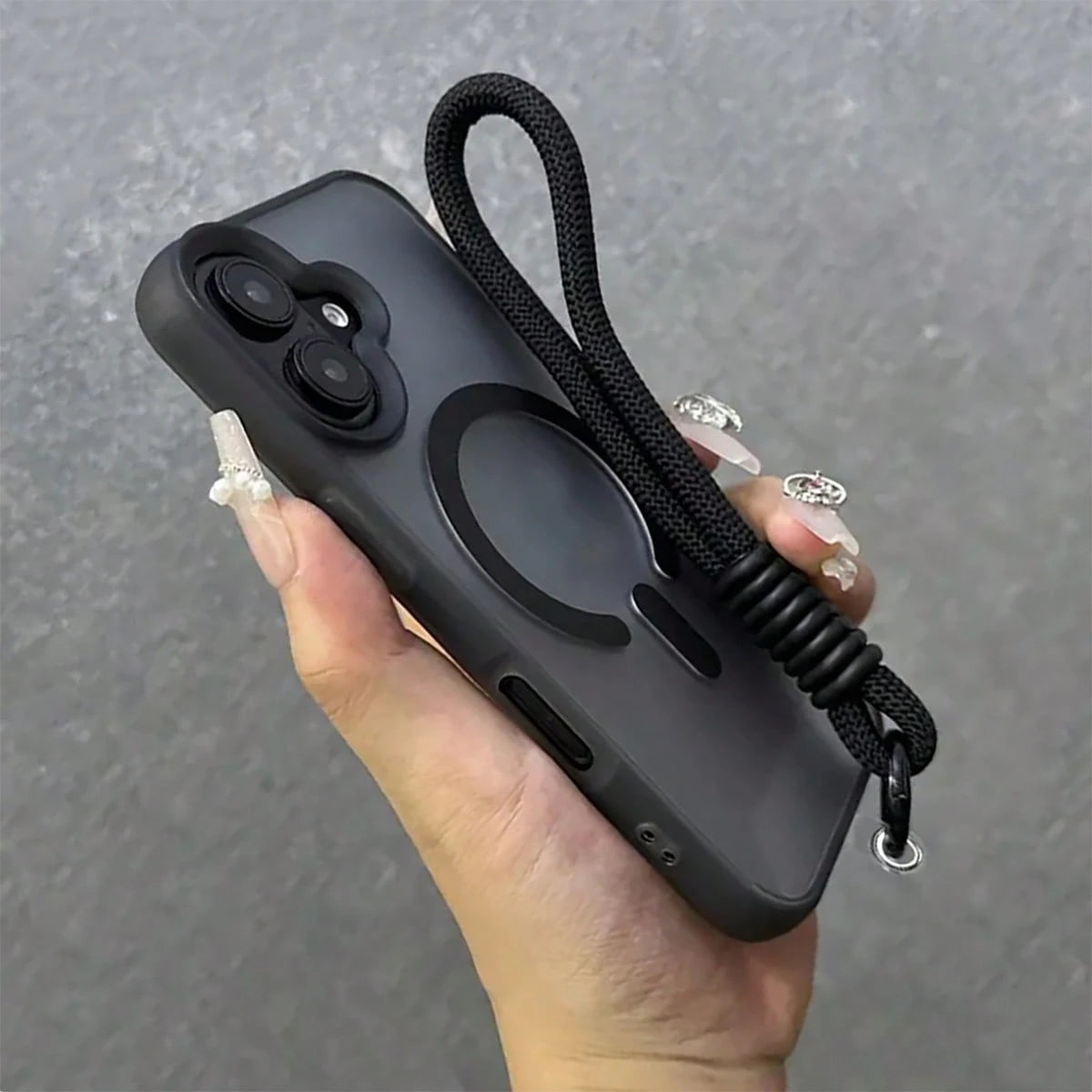 New Model Suitable Compatible With Apple 16Promax Mobile Phone Case Dopamine Matte Skin Feel Suitable For Iphone16 Mobile Case Magnetic Suction High-End Feel 15Pro Niche 14 Internet Celebrity 13 Super