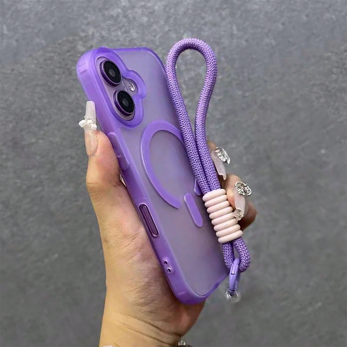 New Model Suitable Compatible With Apple 16Promax Mobile Phone Case Dopamine Matte Skin Feel Suitable For Iphone16 Mobile Case Magnetic Suction High-End Feel 15Pro Niche 14 Internet Celebrity 13 Super