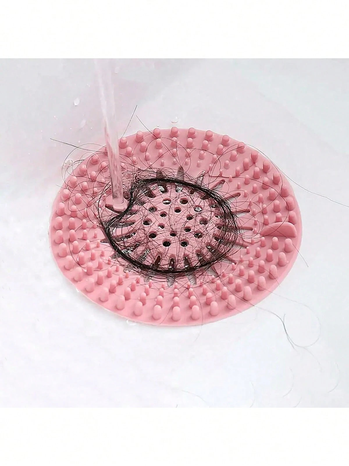 New Reusable Silicone Mesh Strainer, Suitable For Bathroom And Kitchen Sinks, Anti-Clogging Drain Protector, With Or Without Suction Cup Design, Perfect Gift For Homeowners