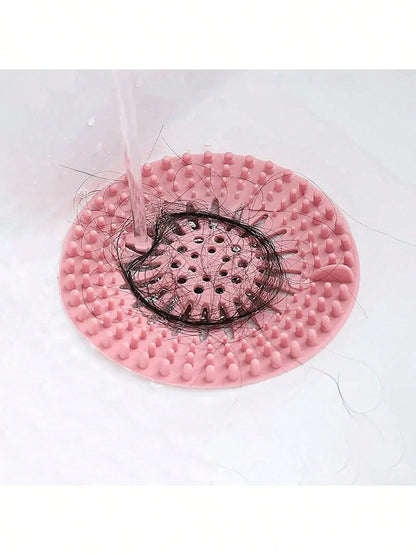 New Reusable Silicone Mesh Strainer, Suitable For Bathroom And Kitchen Sinks, Anti-Clogging Drain Protector, With Or Without Suction Cup Design, Perfect Gift For Homeowners