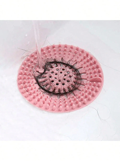 New Reusable Silicone Mesh Strainer, Suitable For Bathroom And Kitchen Sinks, Anti-Clogging Drain Protector, With Or Without Suction Cup Design, Perfect Gift For Homeowners