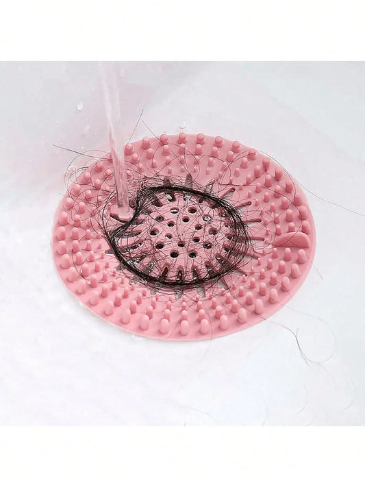 New Reusable Silicone Mesh Strainer, Suitable For Bathroom And Kitchen Sinks, Anti-Clogging Drain Protector, With Or Without Suction Cup Design, Perfect Gift For Homeowners