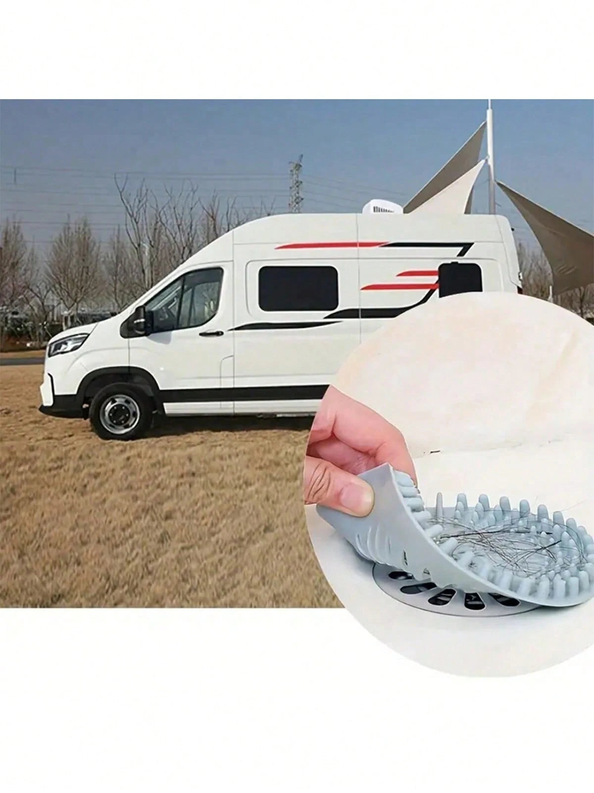 New Reusable Silicone Mesh Strainer, Suitable For Bathroom And Kitchen Sinks, Anti-Clogging Drain Protector, With Or Without Suction Cup Design, Perfect Gift For Homeowners
