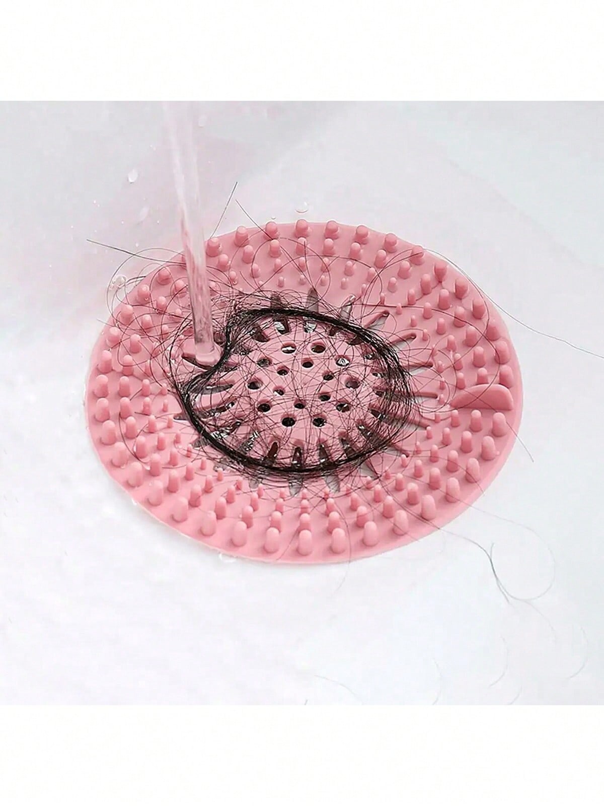 New Reusable Silicone Mesh Strainer, Suitable For Bathroom And Kitchen Sinks, Anti-Clogging Drain Protector, With Or Without Suction Cup Design, Perfect Gift For Homeowners