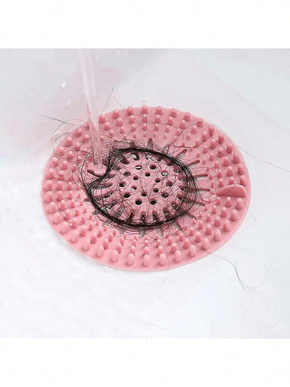 New Reusable Silicone Mesh Strainer, Suitable For Bathroom And Kitchen Sinks, Anti-Clogging Drain Protector, With Or Without Suction Cup Design, Perfect Gift For Homeowners