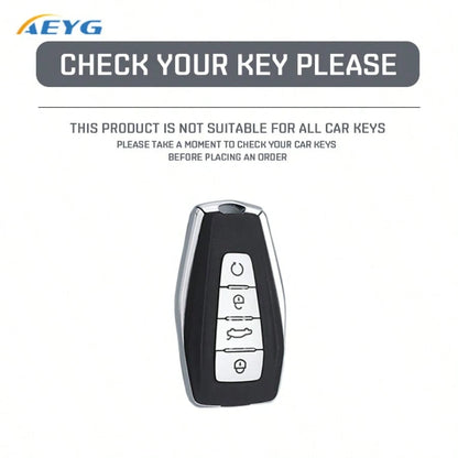 NEW TPU Car Key Fob Cover Case Holder, For Geely Emblem Coolray Emgrand GT GS S Manjaro Atlas For Pro Okavango Tugella, For Proton S70 X50 X70 Key Caps Additions