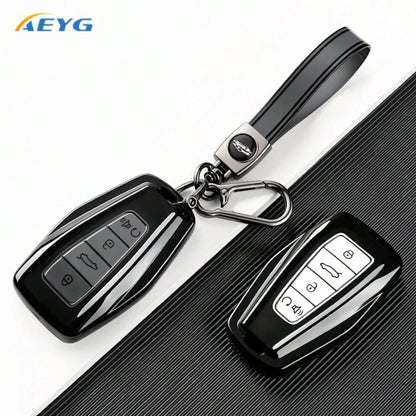 NEW TPU Car Key Fob Cover Case Holder, For Geely Emblem Coolray Emgrand GT GS S Manjaro Atlas For Pro Okavango Tugella, For Proton S70 X50 X70 Key Caps Additions