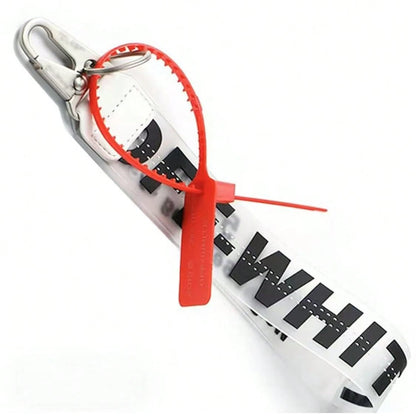 NEW White Compatible Wristband Of Keychain, Car Keychain Wrist Strap – Canvas Key Ring Lanyard For Wallets, Bags, Backpacks & Jeans Accessories