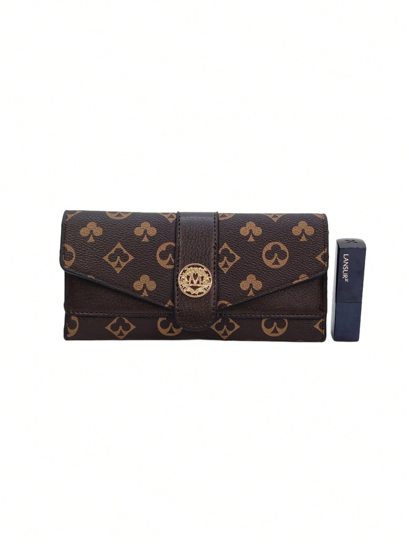 New Women's Long Tri-Fold Snap Wallet, Retro Printed, Multi-Card Slots, Large Capacity Credit Card Holder, Bus Card Pouch, Lightweight Clutch For Women Wallet Purse Wallet Long Wallet Money Wallet Tra