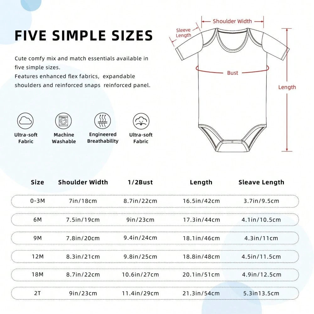 Newborn Baby Bodysuit Romper Outfit Grandma Has Waited A Long Time For Me Cozy & Sweet Button Closure Lively Style Popular Perfect Gift For Grandma, Parents, Perfect For Coming Home & Celebrations