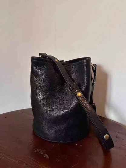 Niche Design Beaded Embroidery Bucket Bag, Summer Denim Effect Shoulder Bag, New Chinese Style Fashion Versatile Commute Outing Shopping Crossbody Bag For Women