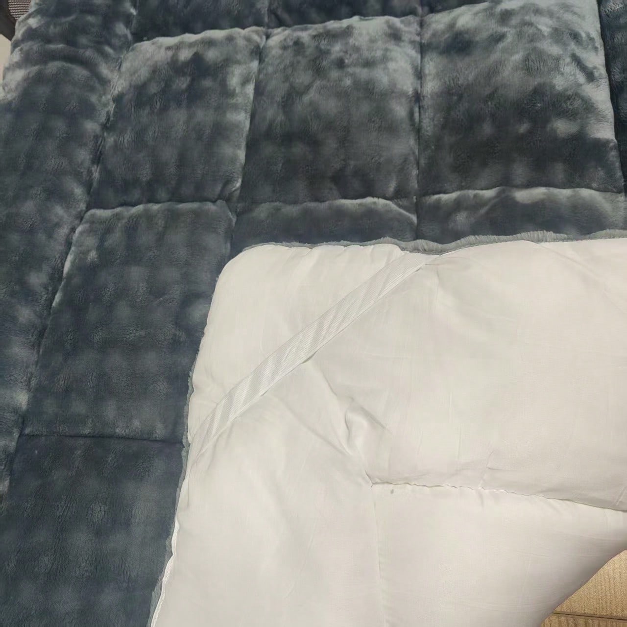 Oaskys Cute Soft Mattress Topper- Comfort Breathable Fiber Filling Folding Roll Up Mattress Sleeping Pad, 6-8cm Warm Thickness Quilted Mattress Topper For Sleeping