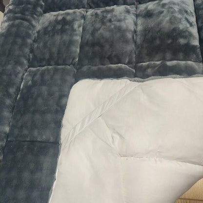 Oaskys Cute Soft Mattress Topper- Comfort Breathable Fiber Filling Folding Roll Up Mattress Sleeping Pad, 6-8cm Warm Thickness Quilted Mattress Topper For Sleeping
